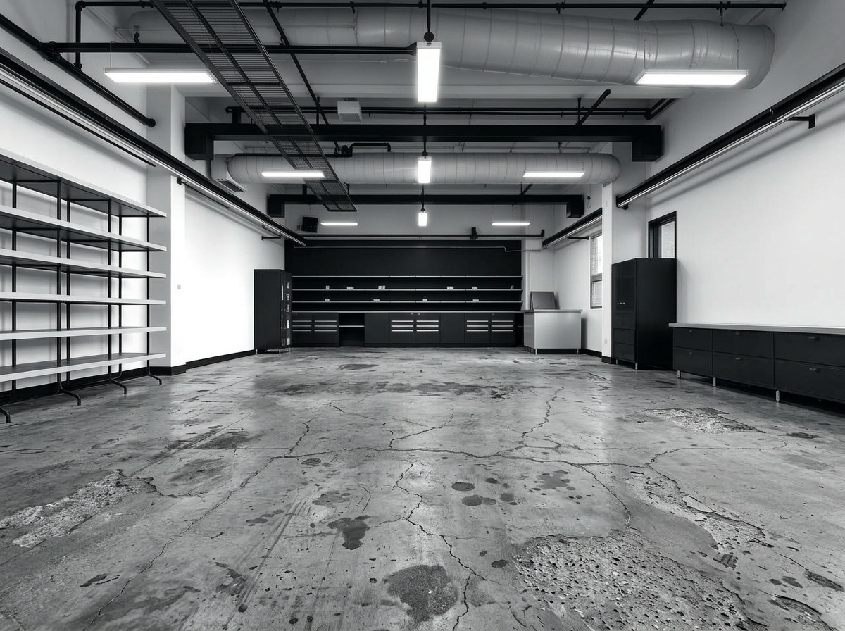Commercial Shop Floor Overhaul | before